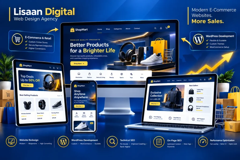 Lisaan Digital E-Commerce Showcase
