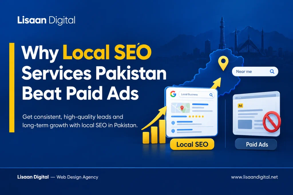 Local SEO statistics for local SEO services Pakistan businesses
Suggestion: an infographic with the 117 million, 76%, and 46% numbers.